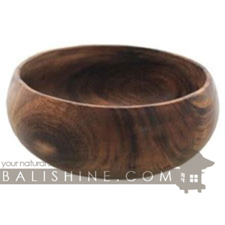 Balishine: Your natural source of indonesian handicraft presents in its Tableware collection the Bowl:624WAS7260:This bowl is produced in Bali made from natural old teak wood with coconut oil finishing.  