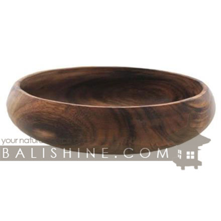 Balishine: Your natural source of indonesian handicraft presents in its Tableware collection the Bowl:624WAS7262:This bowl is produced in Bali made from natural old teak wood with coconut oil finishing.  
