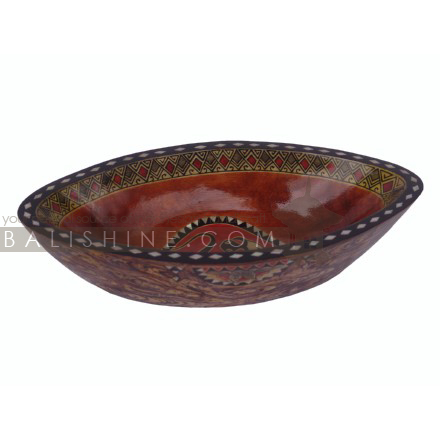 Balishine: Your natural source of indonesian handicraft presents in its Tableware collection the Bowl Lombok:624KET5555:This bowl is a handicraft of Lombok made from mahogany wood.  Same as picture