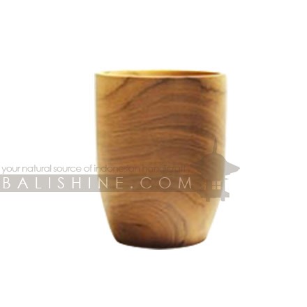 Balishine: Your natural source of indonesian handicraft presents in its Tableware collection the Cup:650WAS7707:This cup is produced in Bali made from natural old teak wood with coconut oil finishing.  