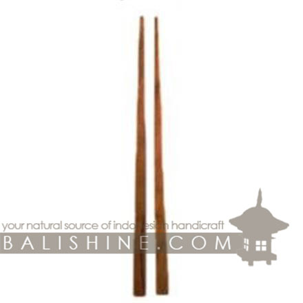 Balishine: Your natural source of indonesian handicraft presents in its Tableware collection the Chopsticks:632WAS7121:This chopsticks is produced in Bali made from natural old teak wood with coconut oil finishing.  