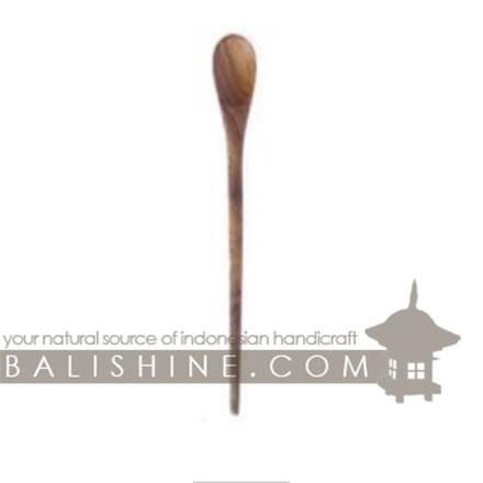 Balishine: Your natural source of indonesian handicraft presents in its Tableware collection the Spoon:632WAS7072:This spoon is produced in Bali made from natural old teak wood with coconut oil finishing.  