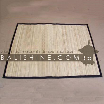 Balishine: Your natural source of indonesian handicraft presents in its Tableware collection the Placemats:628JAS2955:This rectangular placemate is  produced in Bali this handicraft is made from palm tree root.  Natural color