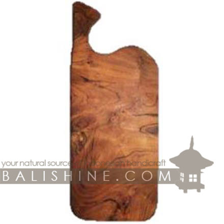 Balishine: Your natural source of indonesian handicraft presents in its Tableware collection the Cutting Board:634WAS7204:This cutting board is produced in Bali made from natural old teak wood with coconut oil finishing.  