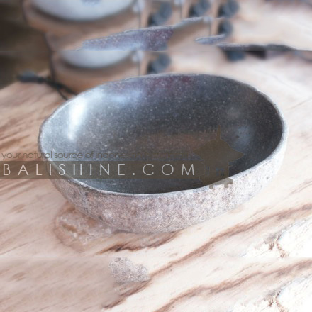 Balishine: Your natural source of indonesian handicraft presents in its Tableware collection the Plate:634KEL6435:This platter is produced in Bali made from natural stone.  