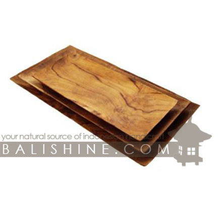 Balishine: Your natural source of indonesian handicraft presents in its Tableware collection the Platter:634WAS7150:This platter is produced in Bali made from natural old teak wood with coconut oil finishing.  