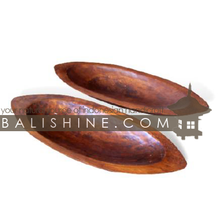 Balishine: Your natural source of indonesian handicraft presents in its Tableware collection the Tray:625JAS2932:This oval tray is produced in Bali made from teak wood.  Natural color