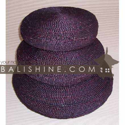 Balishine: Your natural source of indonesian handicraft presents in its Textile & Rugs collection the Pouf Stool:541JAS3055:This pouf stool is produced in Bali made from the matting of natural water hyacinth with capok inside.  Natural color