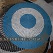 balishine This round rug is produced in Bali. It's made with a natural weaving of seagrass. Can be produced with natural raffia.