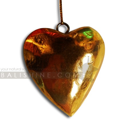 Balishine: Your natural source of indonesian handicraft presents in its Various collection the Love Hanging Decoration:413RAT7940:This hanging christmas decoration is produced in Bali and made from natural albasia wood.   