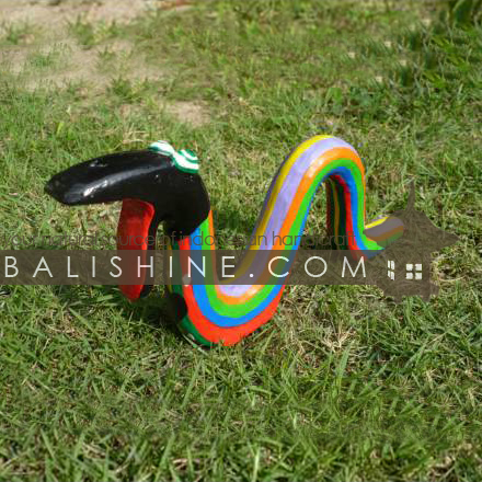 Balishine: Your natural source of indonesian handicraft presents in its Various collection the Funny Handicraft:415KAG74949:This snake is produced in Bali made from albesia wood.  Full color