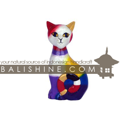 Balishine: Your natural source of indonesian handicraft presents in its Various collection the Funny Handicraft:415KAG7684:This handicraft is produced in Bali made from albesia wood.  Full color