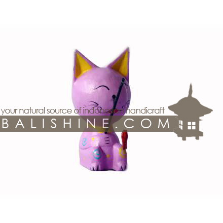 Balishine: Your natural source of indonesian handicraft presents in its Various collection the Funny Handicraft:415TOS7639:This handicraft is produced in Bali made from albesia wood.  Full color
