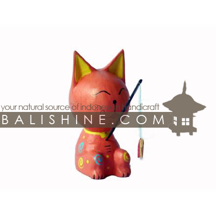 Balishine: Your natural source of indonesian handicraft presents in its Various collection the Funny Handicraft:415TOS7640:This handicraft is produced in Bali made from albesia wood.  Full color
