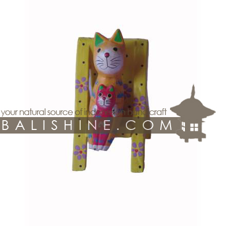 Balishine: Your natural source of indonesian handicraft presents in its Various collection the Funny Handicraft:415TOS7643:This handicraft is produced in Bali made from albesia wood.  Full color