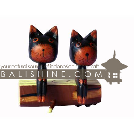 Balishine: Your natural source of indonesian handicraft presents in its Various collection the Funny Handicraft:415TOS7646:This handicraft is produced in Bali made from albesia wood.  Full color